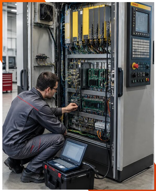 Ремонт систем ЧПУ FANUC промышленных станков в Тайшете