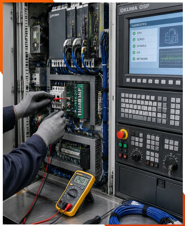 Ремонт систем ЧПУ Okuma OSP в Тайшете